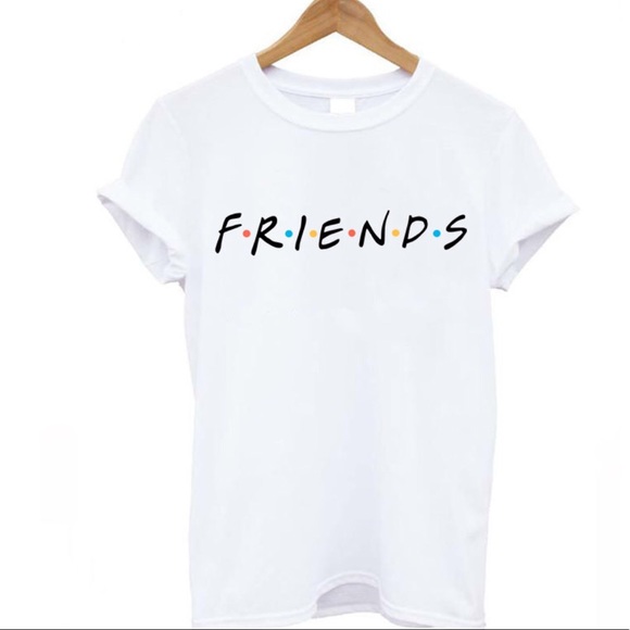 White Graphic print Friends T-shirt - Picture 3 of 4